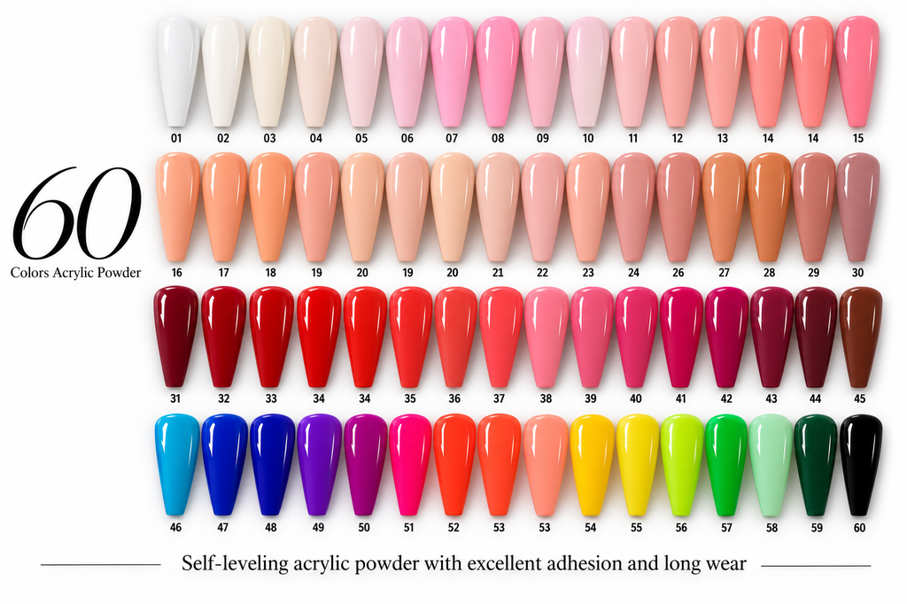BG New Acrylic Powder 60g*6 Piece - Get 6 Free