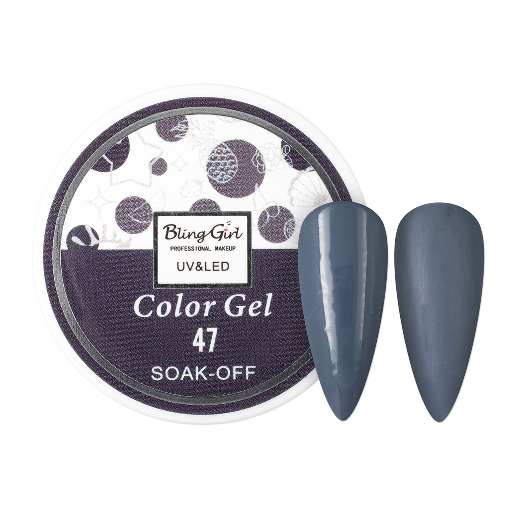 Bling Girl UV &amp; LED 2 IN 1 Colour and Art Gel Soak-Off #047 [1459]