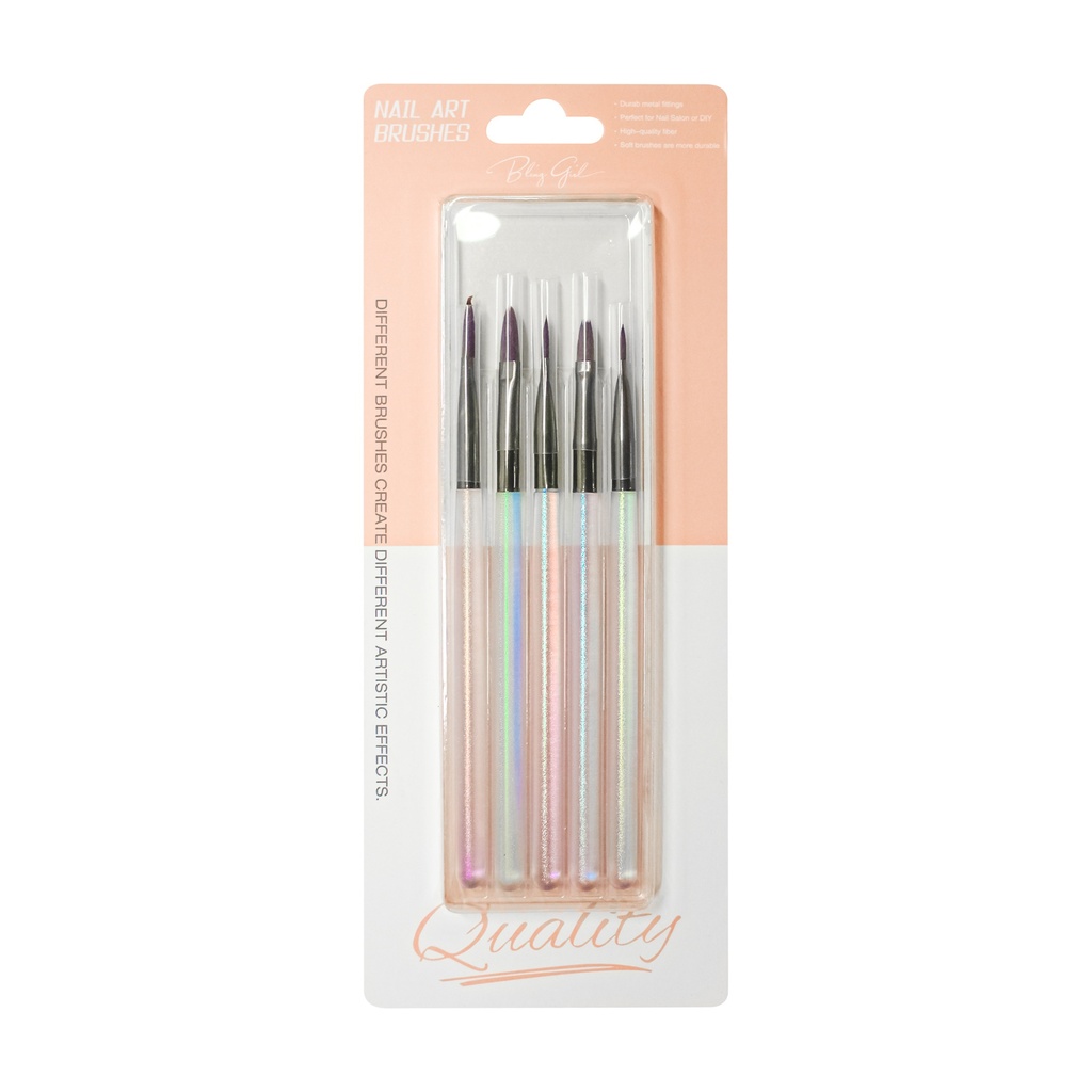 5-Piece Acrylic Brushes