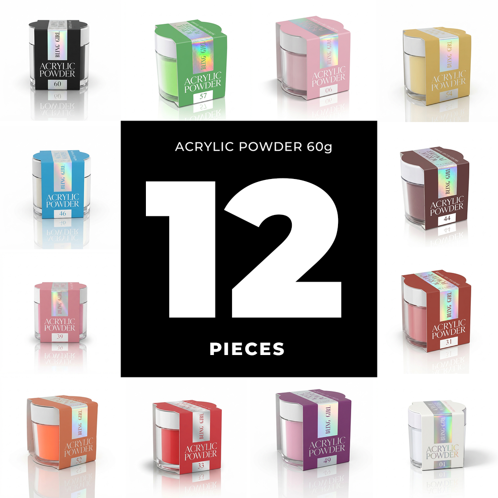 BG New Acrylic Powder 60g*12 Piece