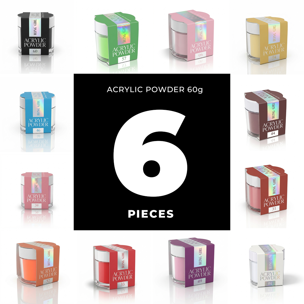 BG New Acrylic Powder 60g*6 Piece