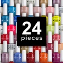 Colour Last Soak Off Gel Polish Set 10ml*24Pieces - GET 24 FREE [1228]