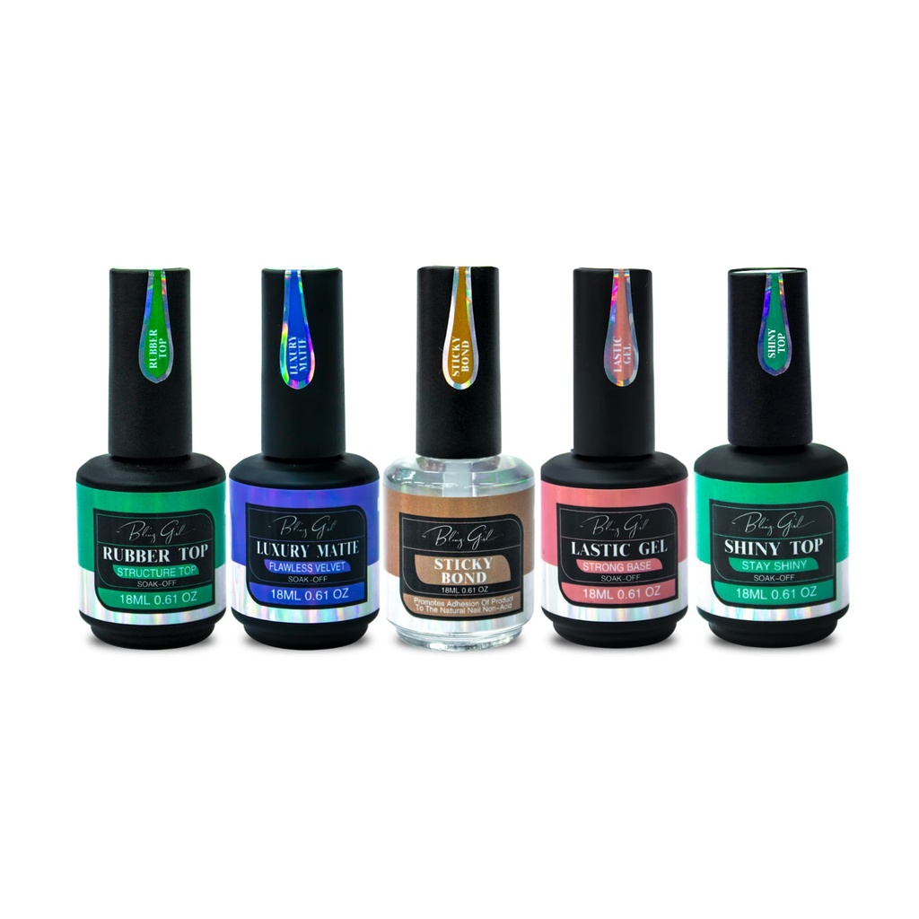Nail Top Coat &amp; Base Coat Beginner Set