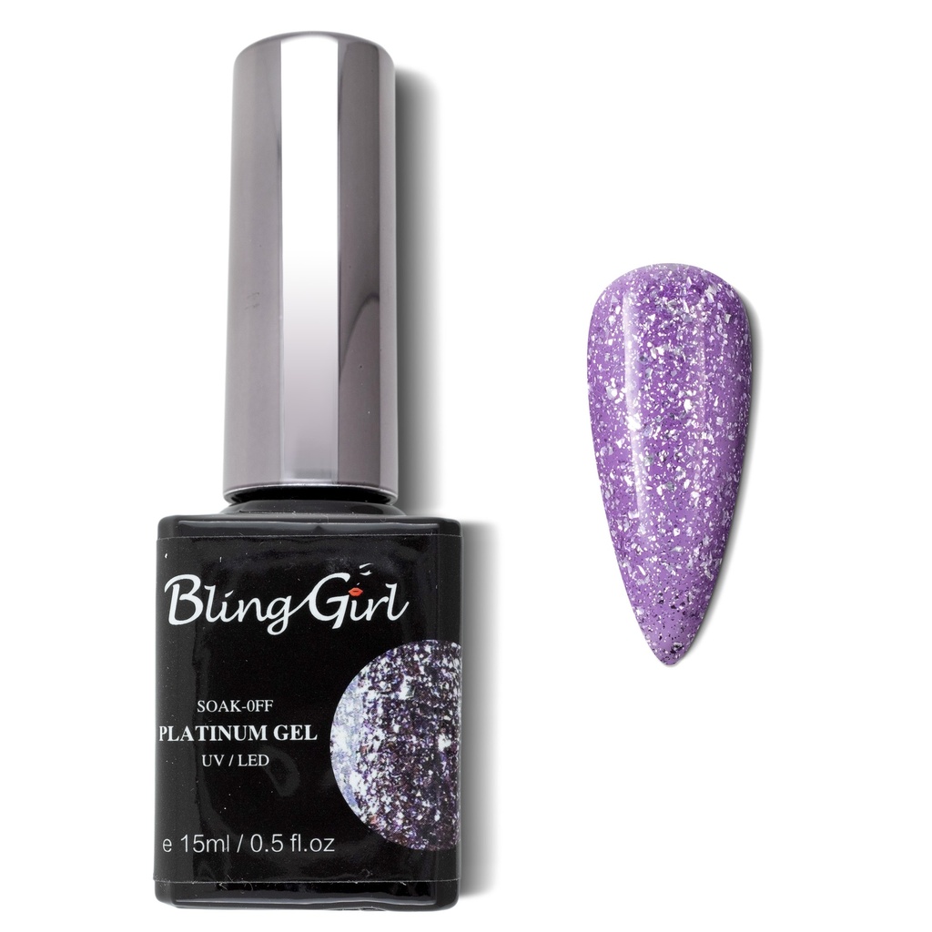 Bling Girl Glamorous Platinum Gel 15ml #008 [3142]
