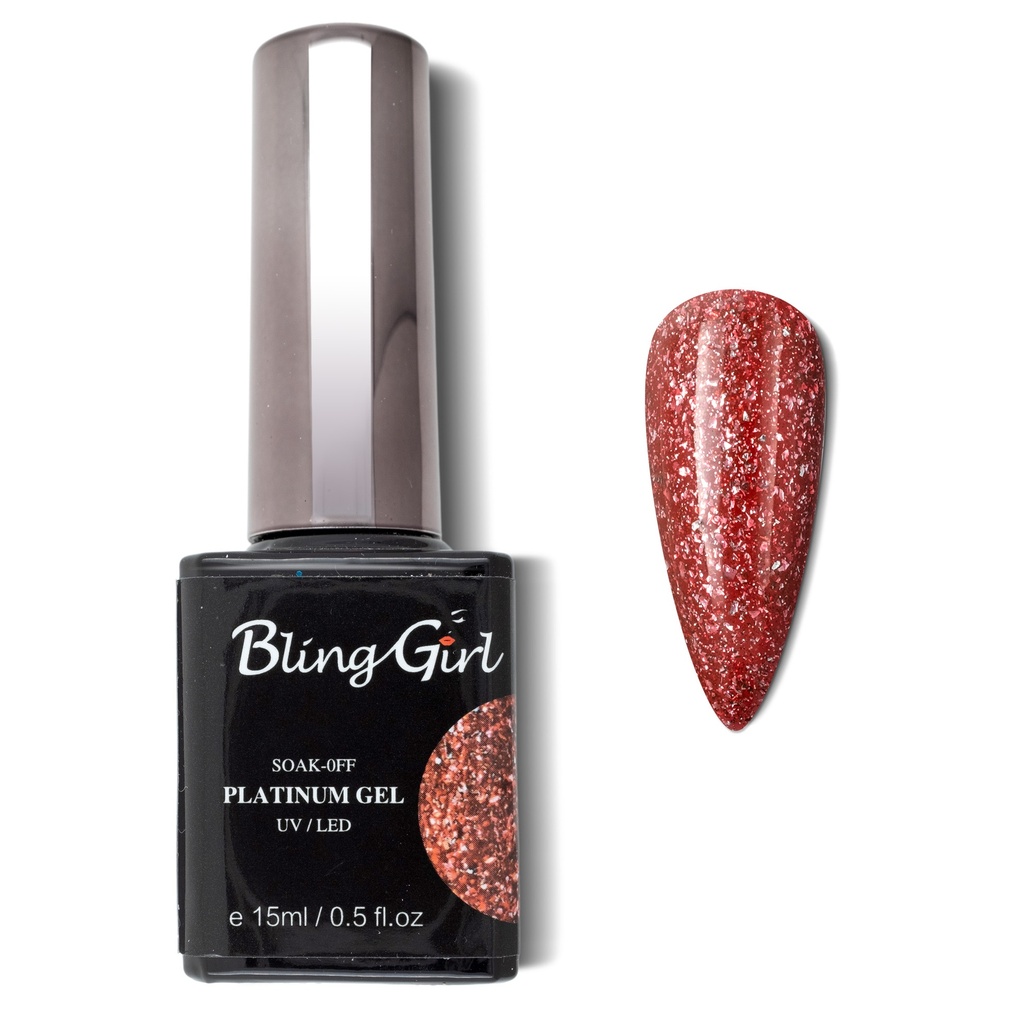 Bling Girl Glamorous Platinum Gel 15ml #020 [3142]
