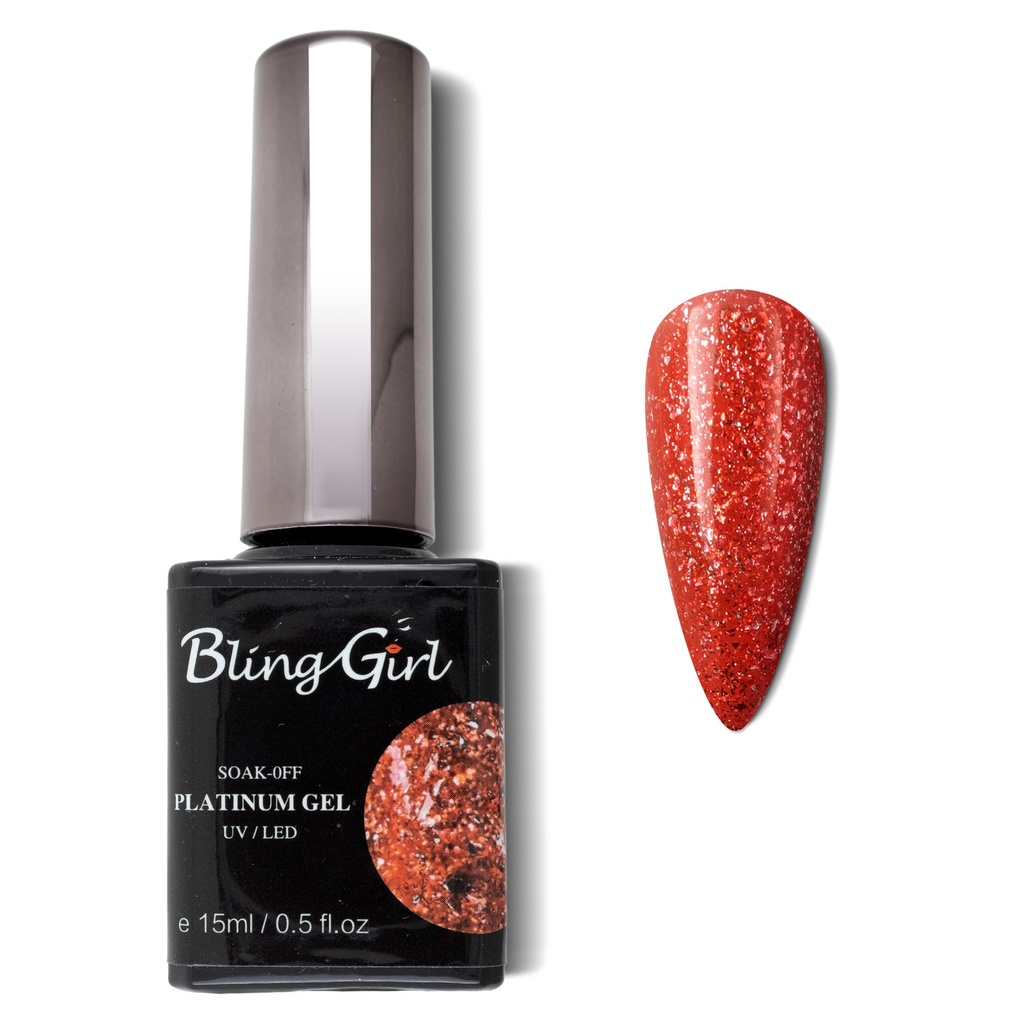Bling Girl Glamorous Platinum Gel 15ml #022 [3142]