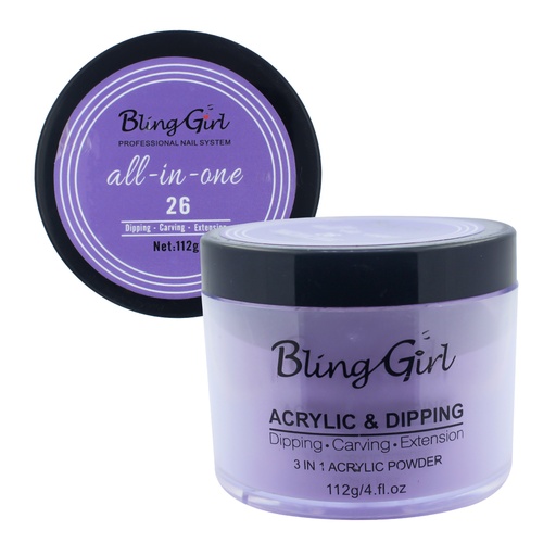 [6312001049808] 3-IN-1 Acrylic and Dipping Powder #26 [S2503P04]