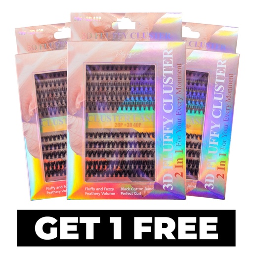 3D Fluffy Cluster - BUY 2 GET 1 FREE [S2410P11]