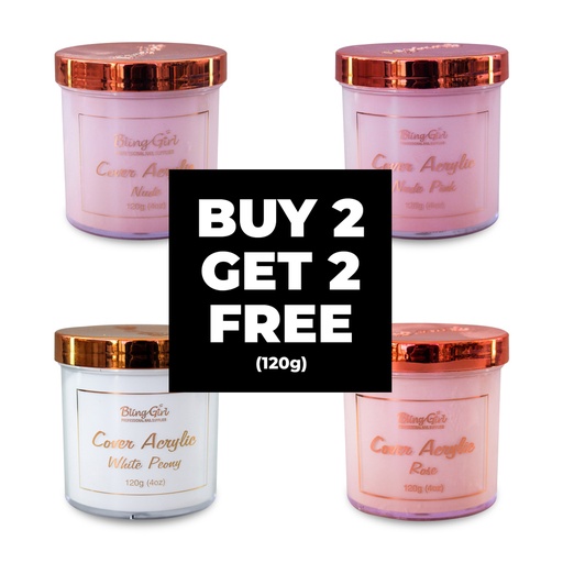 [6312001049808] Bling Girl Acrylic Powder 120G [S09P10] - GET 2 GET 2 FREE