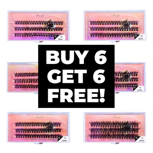 40D Cluster Lashes [S2409P42] - GET 6 FREE
