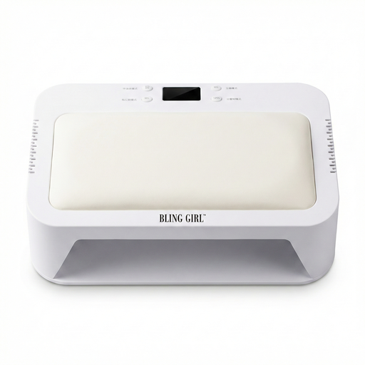 [6332510222370] 120W Bling girl Nail Lamp with Hand Pillow [S2601P04]