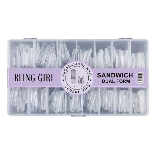 [6362605094643] Poly Gel Sandwich Dual Forms Square BG-101102
