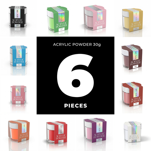 [6352604262518] BG New Acrylic Powder 30g*6 Piece