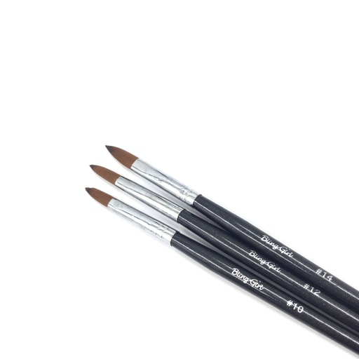 [6352112270234] Bling Girl Black Individual Acrylic Brush [6350]