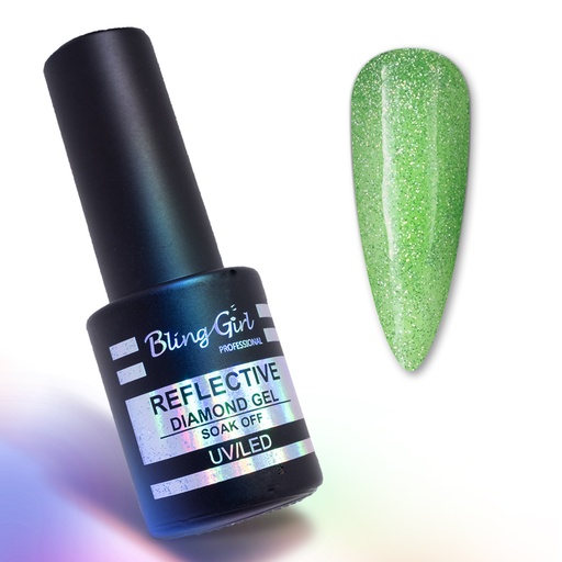 [6342106923574] Bling Girl Reflective Diamond Gel Soak Off UV/LED 10ml #020 [8278]