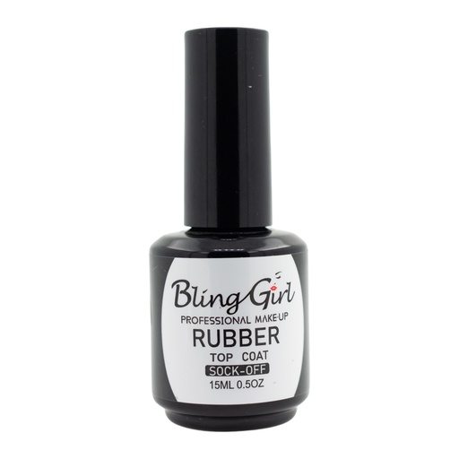 [6342007134437] Bling Girl Rubber Top Coat [9630]