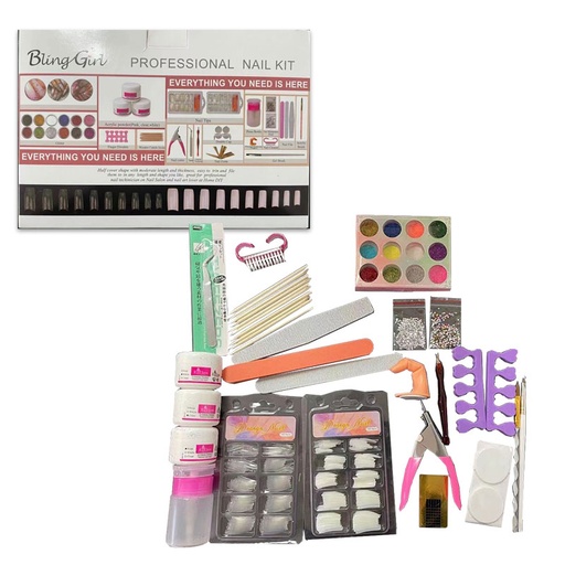 [6382101932751] Blinggirl Professional Nail Kit[ R2311P03 ]